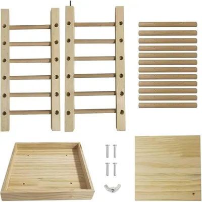 Pet Planet Lapins Nourrisseurs en bois