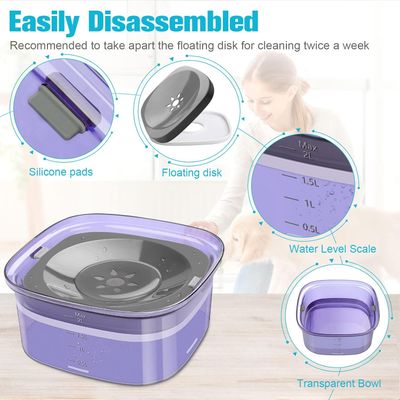 PurrfectFun Bol d'eau pour chien et chat - 2L