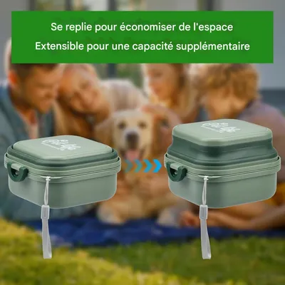 Petopia Comedero plegable 2 en 1 para perros y gatos, 400 ml