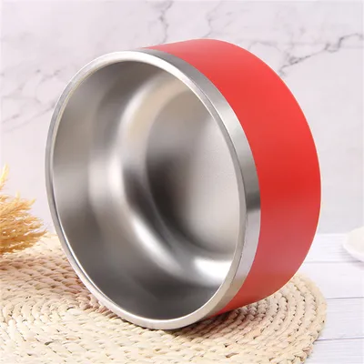 Pet Planet Bol alimentaire en acier inoxydable double 42oz