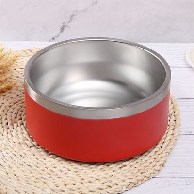 Pet Planet Bol alimentaire en acier inoxydable double 42oz