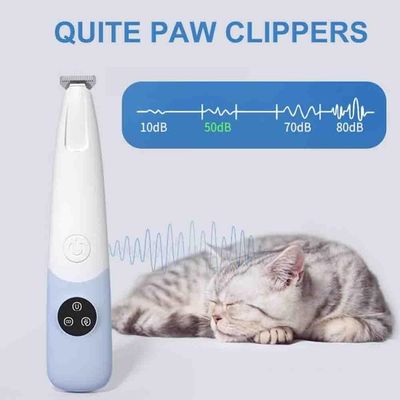 Petopia Tondeuse de pattes de chien avec lumière LED
