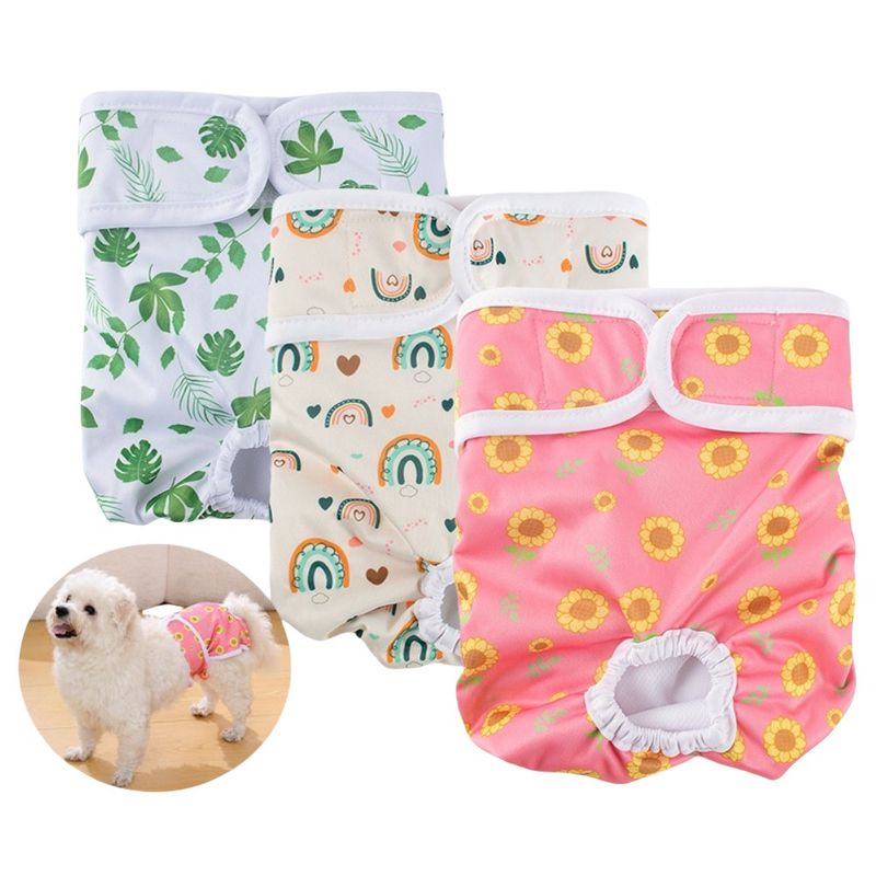 Petopia Couche pour chien femelle lavable