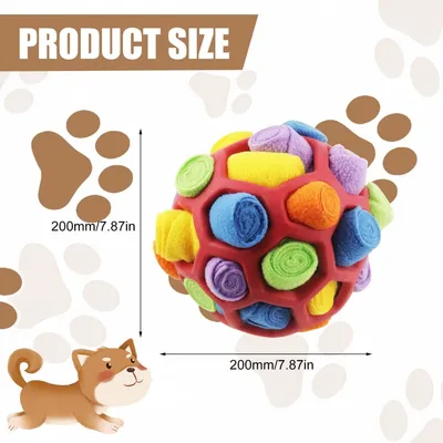 ZooVenture Indestructible Balle À Renifler Pour Chien