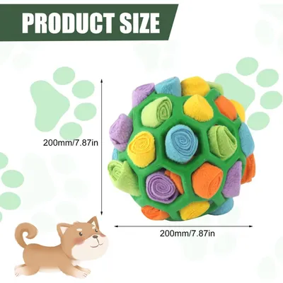 ZooVenture Indestructible Balle À Renifler Pour Chien