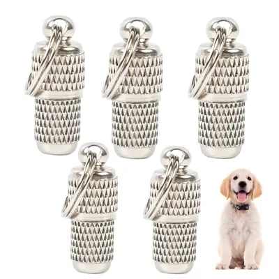 Petopia Lot de tubes pour médailles d'identification Petopia Lot de tubes pour médailles d'identification