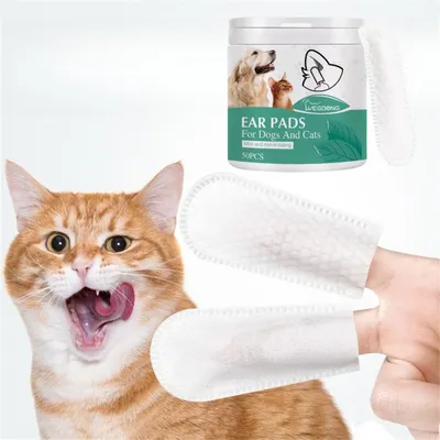 Pet Planet Doigtier de nettoyage d'oreilles pour chats et chiens