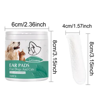 Pet Planet Doigtier de nettoyage d'oreilles pour chats et chiens