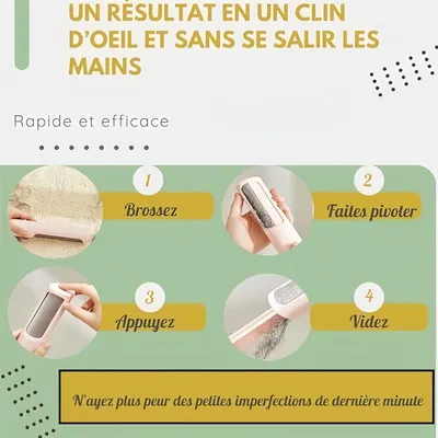 Pet Planet Rouleau anti poils pour animaux