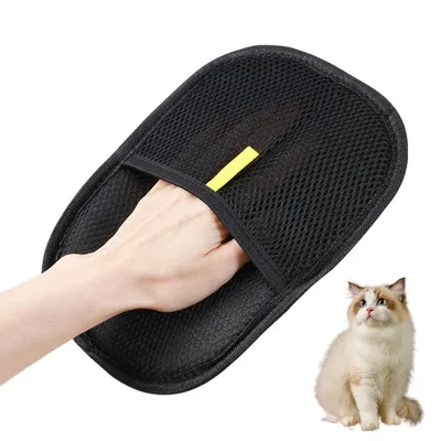 Petopia Gant de toilettage double face pour chien et chat