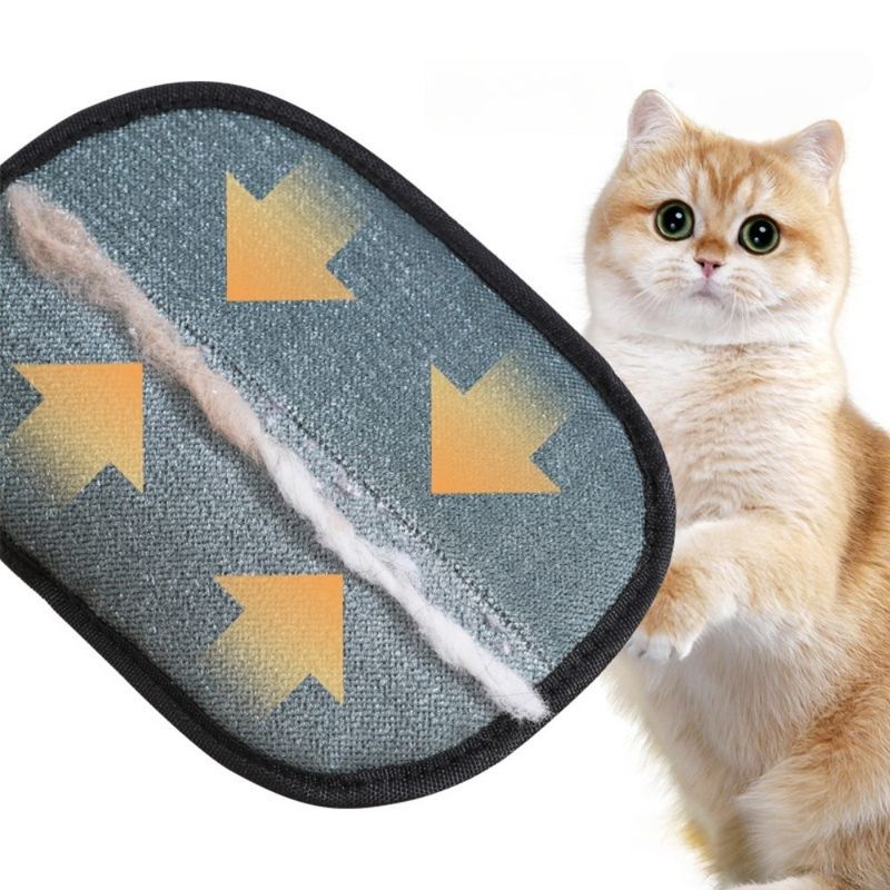 Petopia Gant de toilettage double face pour chien et chat