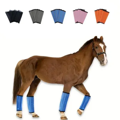 Petopia Protecteurs de jambes en maille pour cheval Petopia Protecteurs de jambes en maille pour cheval