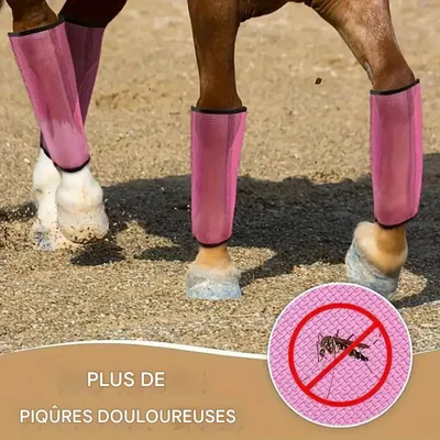 Petopia Protecteurs de jambes en maille pour cheval