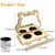 Pet Planet Oiseaux Tasses d'alimentation en bois