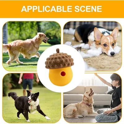 Pet Planet Jouets à mâcher en forme de pomme de pin pour chiens