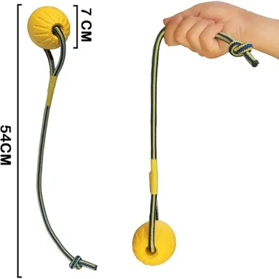 ZooVenture Flottante Balle avec Corde pour Chien