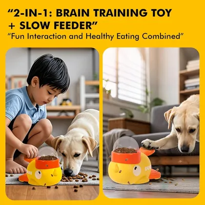 Distributeur interactif de friandises pour chiens - Canard