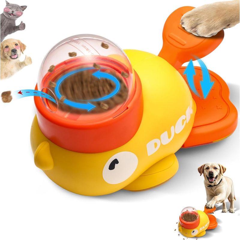 Distributeur interactif de friandises pour chiens - Canard
