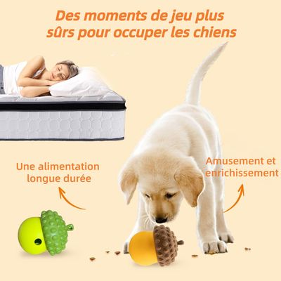 Pet Planet Jouets à mâcher en forme de pomme de pin pour chiens