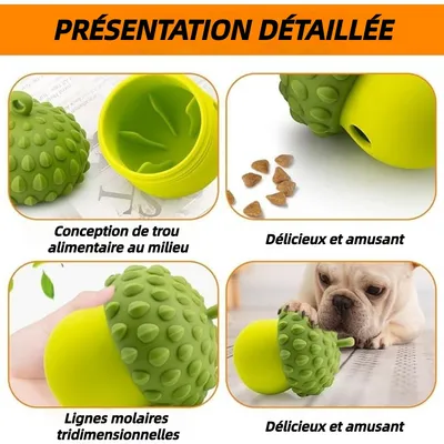 Pet Planet Jouets à mâcher en forme de pomme de pin pour chiens