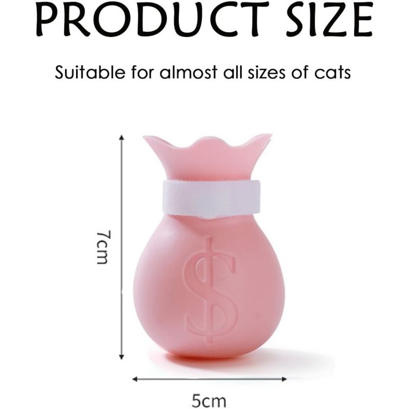 Pet Planet Chats Lot de bottes anti - rayures en silicone
