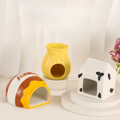 FurryFusion nid de petits animaux en céramique