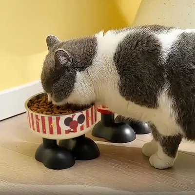 Petopia Bol pour animaux à pattes hautes en acier inoxydable