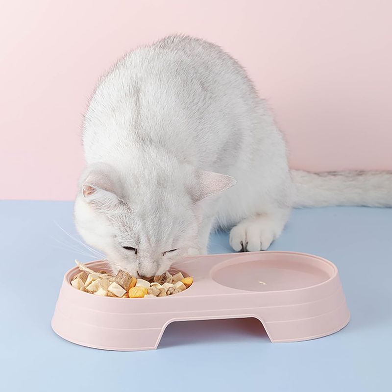Petopia Gamelle double pour chat et chien