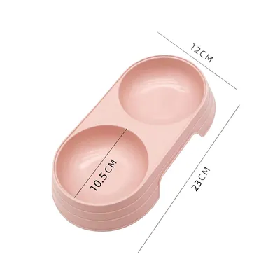 Petopia Gamelle double pour chat et chien