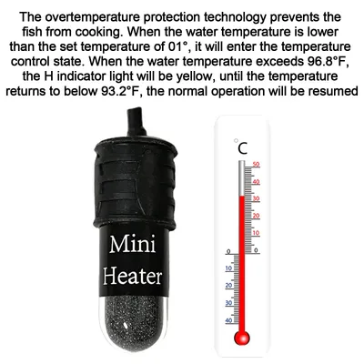 Petit réchauffeur d'aquarium 10W