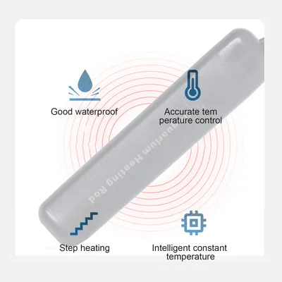 Tortue cylindre Mini fish tank barre chauffante 220V