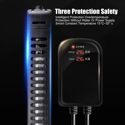 Barre chauffante d'aquarium de réservoir de poisson 25w220v