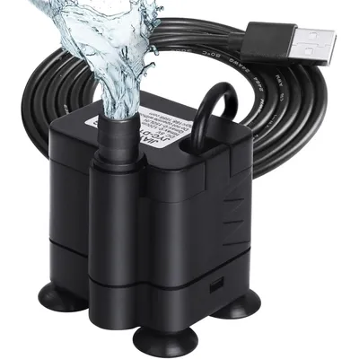 Pompe d'aquarium réglable silencieuse 3W 200l / h