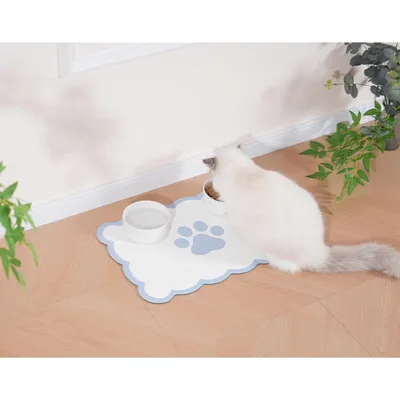 UAMLY Tapis absorbant pour gamelles d'eau et de nourriture pour chats