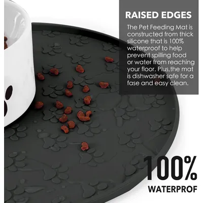 UAMLY Tapis en silicone pour aliments pour animaux