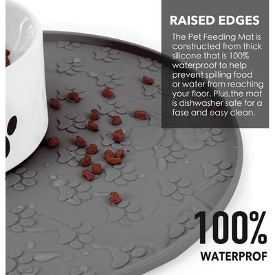 UAMLY Tapis en silicone pour aliments pour animaux