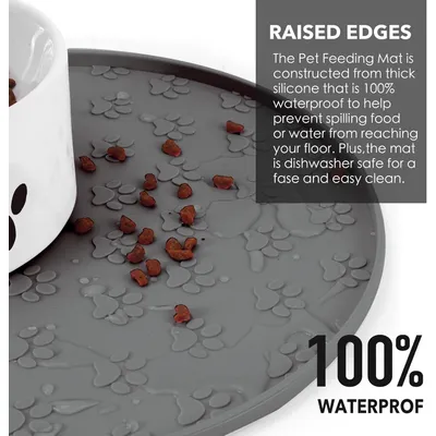 UAMLY Tapis en silicone pour aliments pour animaux