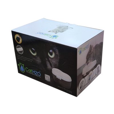 H2O Fontaine à Eau pour chat CatH2O Grise 2L