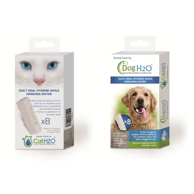 H2O Boîte de 8 Dental Care H2O Chien/ chat