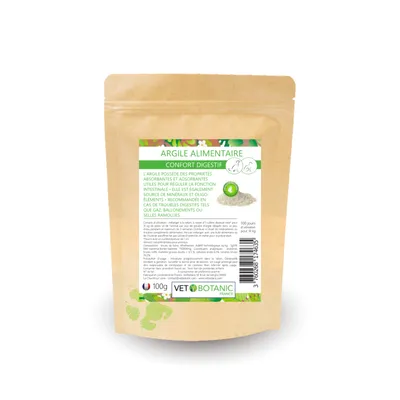 ARGILE ALIMENTAIRE - Confort digestif du chien et du chat