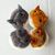 IntiMeg Lot de 4 souris vibrantes en peluche pour chat