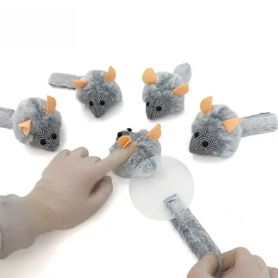 IntiMeg Jouet en peluche en forme de souris pour chat