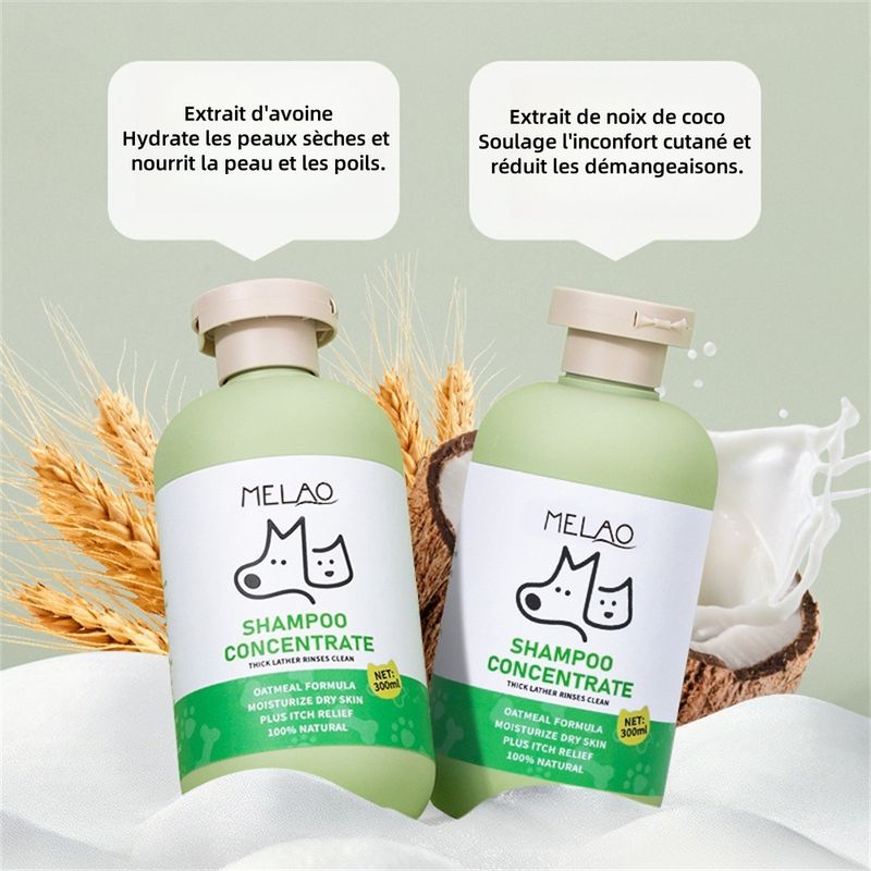 IntiMeg Shampooing à l'avoine pour chien et chat