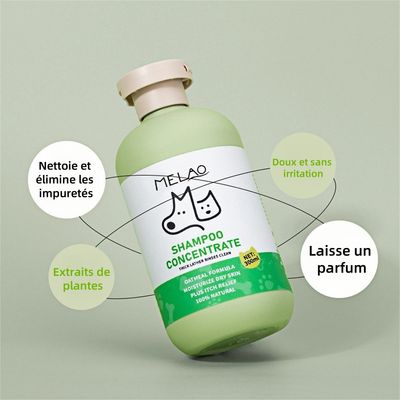 IntiMeg Shampooing à l'avoine pour chien et chat