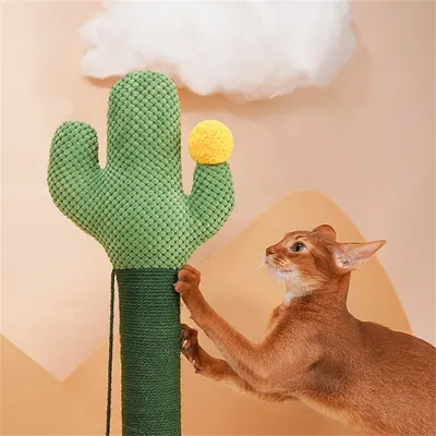 IntiMeg Rascador para gatos con forma de cactus
