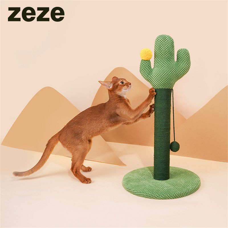 IntiMeg Griffoir en forme d'arbre cactus pour chat