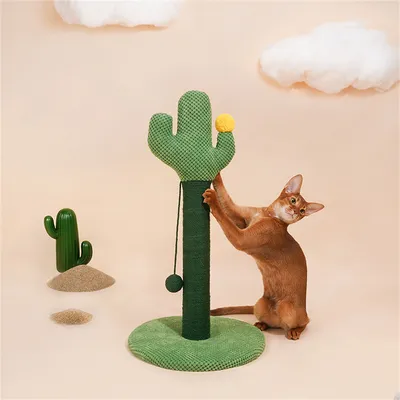 IntiMeg Rascador para gatos con forma de cactus