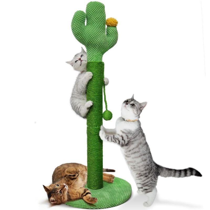 IntiMeg Kratzbaum in Kaktusform für Katzen
