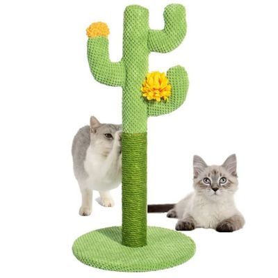 IntiMeg Griffoir en forme de cactus en jute pour chat
