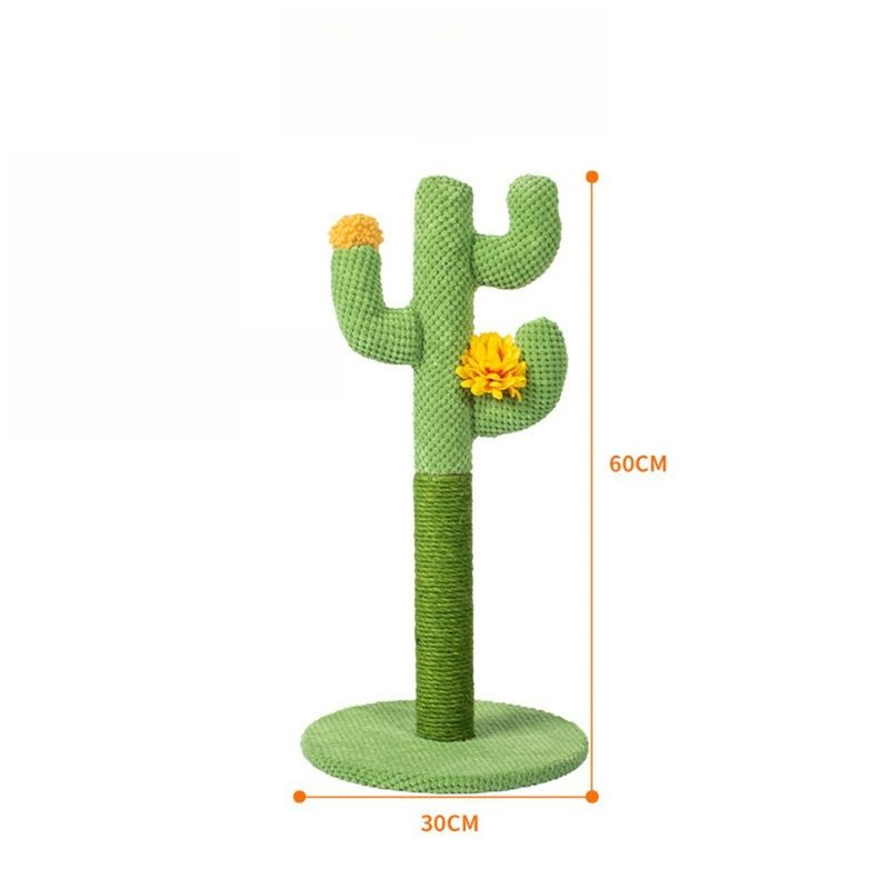 IntiMeg Griffoir en forme de cactus en jute pour chat